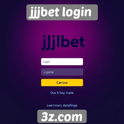 Acessibilidade e usabilidade do site jjjbet login
