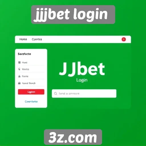 Análise da interface do site jjjbet login